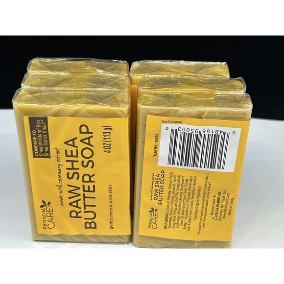 Raw Shea Butter Soap Rosemary Extract 4oz Compare to Shea Moisture - Picture 5 of 6